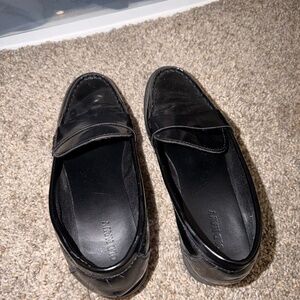 Women’s black loafers